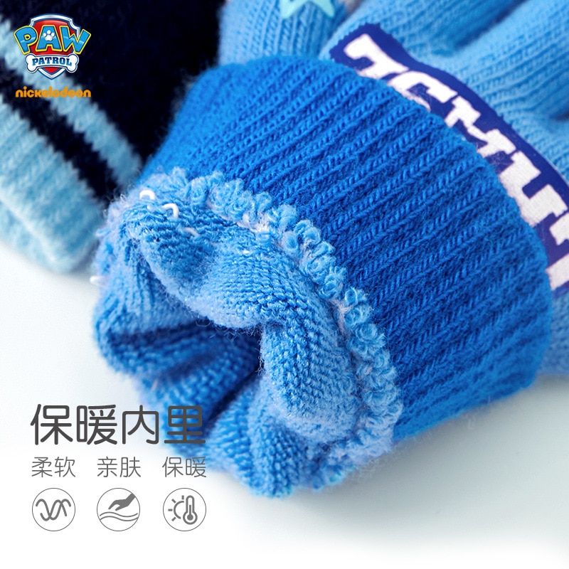 2022 Genuine Paw Patrol Gloves For Girl Boy Autumn Winter Glove Skye Everest Chase Non Slip 3 - Paw Patrol Plush