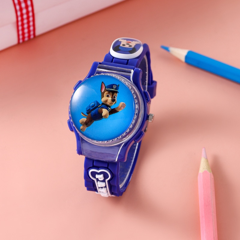 2023 New Paw Patrol Birthday Gift toy Watch Child Quartz Wrist Fashion anime for Children Student 4 - Paw Patrol Plush