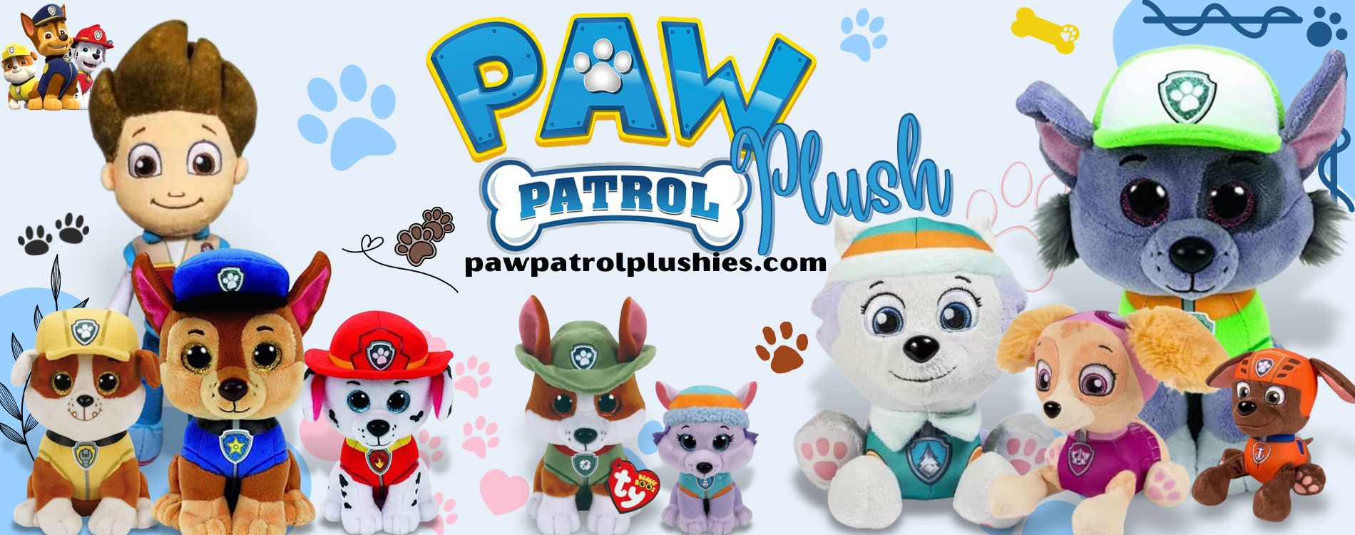 paw patrol plush Banner