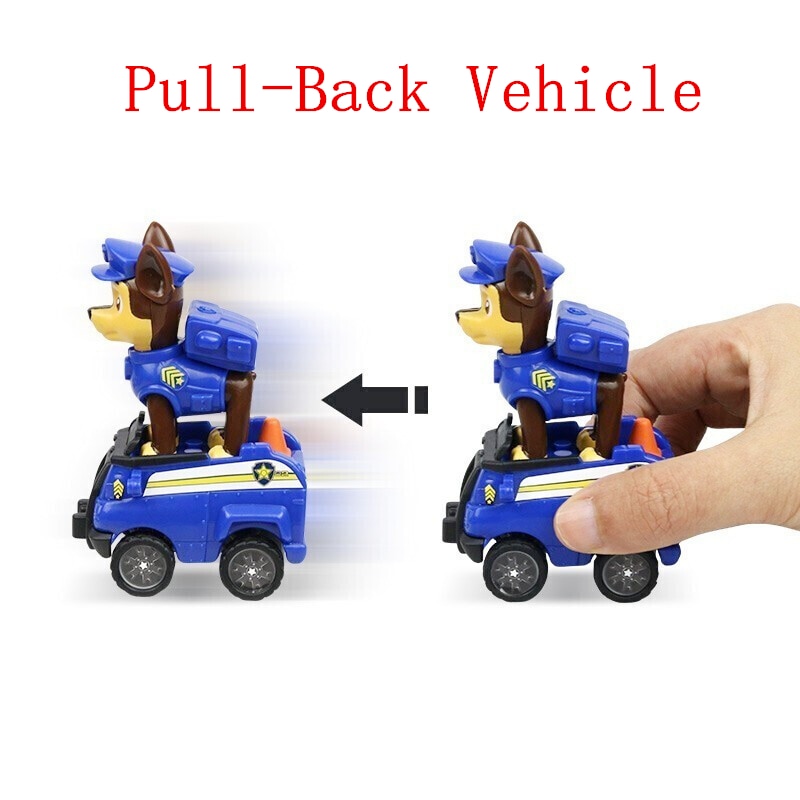 Genuine Paw Patrol Pups Block Vehicle Diecast Cars Toys Chase Skye Marshall Rubble Anime Action Figure 5 - Paw Patrol Plush