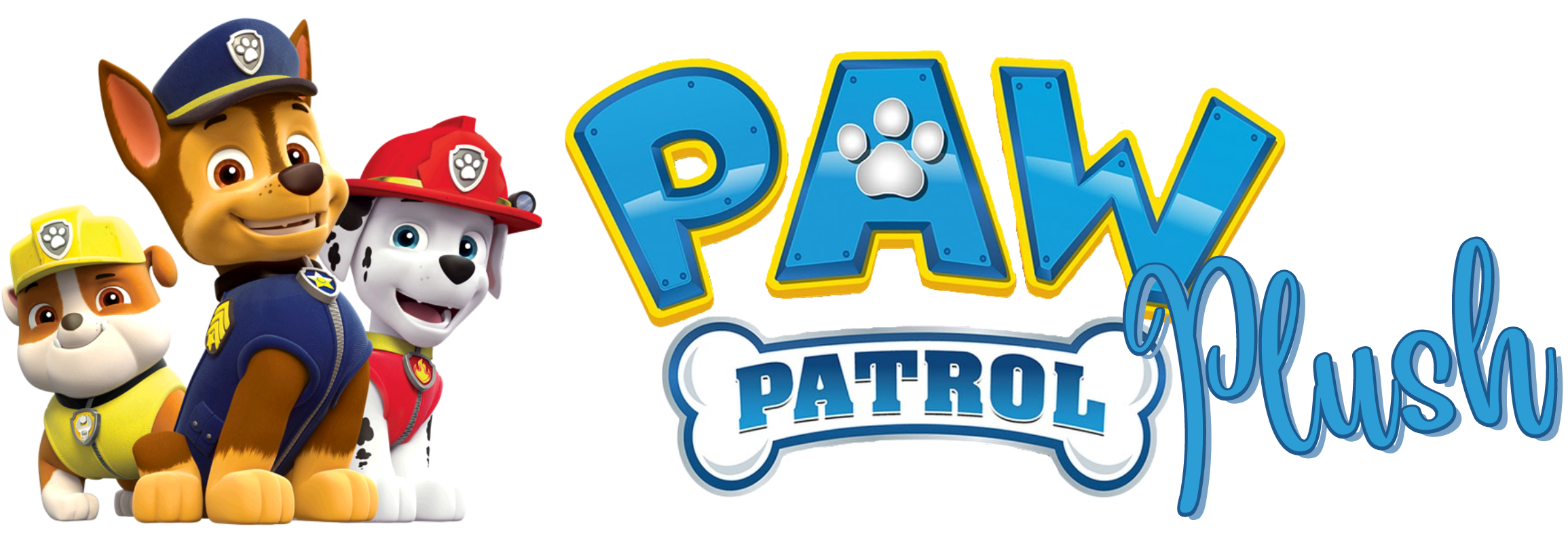 Paw patrol plush logo