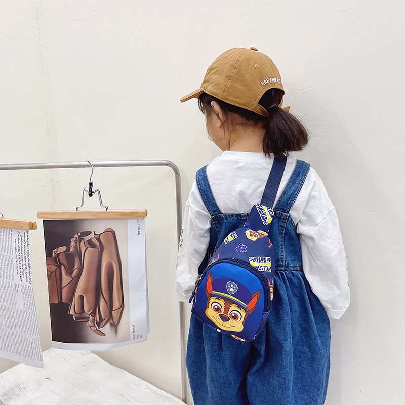 New Paw Patrol Messenger Bag Anime Figures Fashion Cute Kids Coin Purse Outdoor Travel Messenger Bag 2 - Paw Patrol Plush