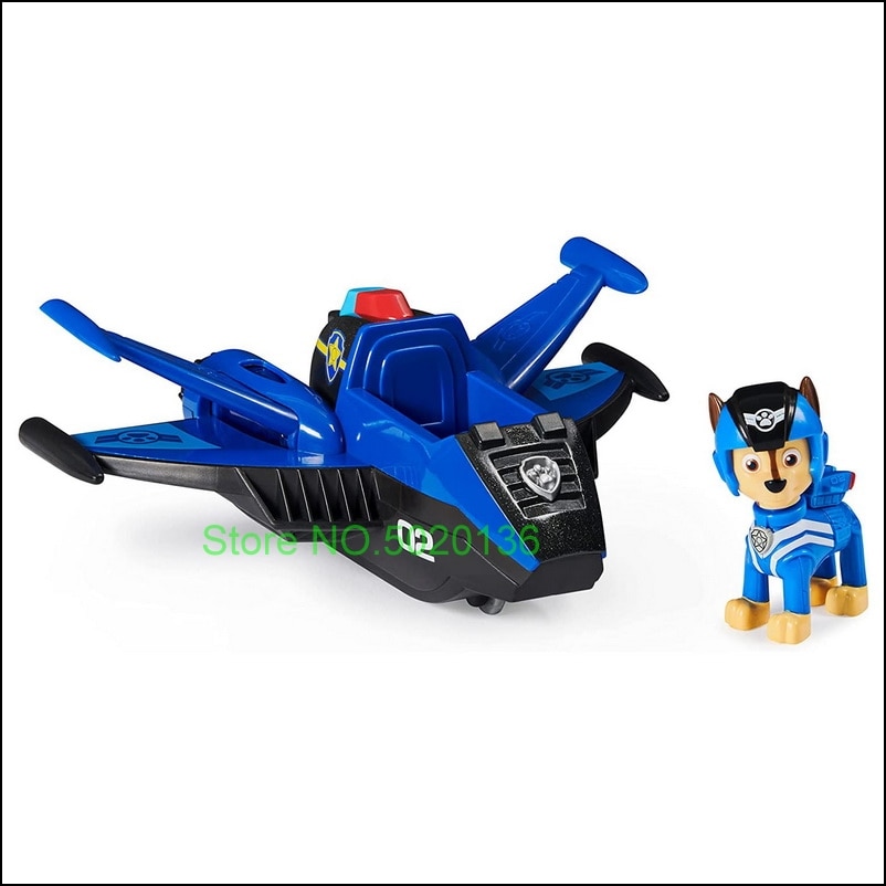Paw Jet to The Patrol Rescue Everest Chase s Deluxe Transforming Marshall Skye Vehicle with Lights 1 - Paw Patrol Plush