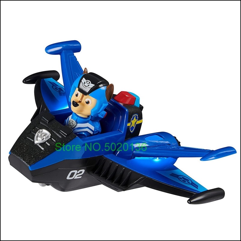 Paw Jet to The Patrol Rescue Everest Chase s Deluxe Transforming Marshall Skye Vehicle with Lights 2 - Paw Patrol Plush