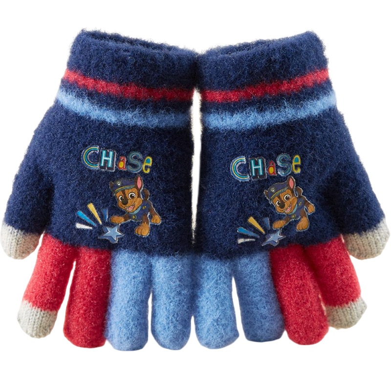 Paw patrol Brand New Child Kids Baby Girls Boys Winter Knitted Gloves Cartoon Warm Mittens Toddlers - Paw Patrol Plush